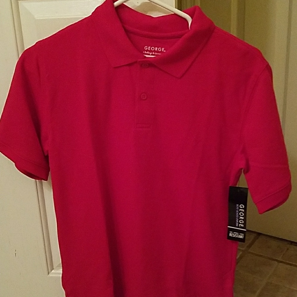Boys Red Polo shirt